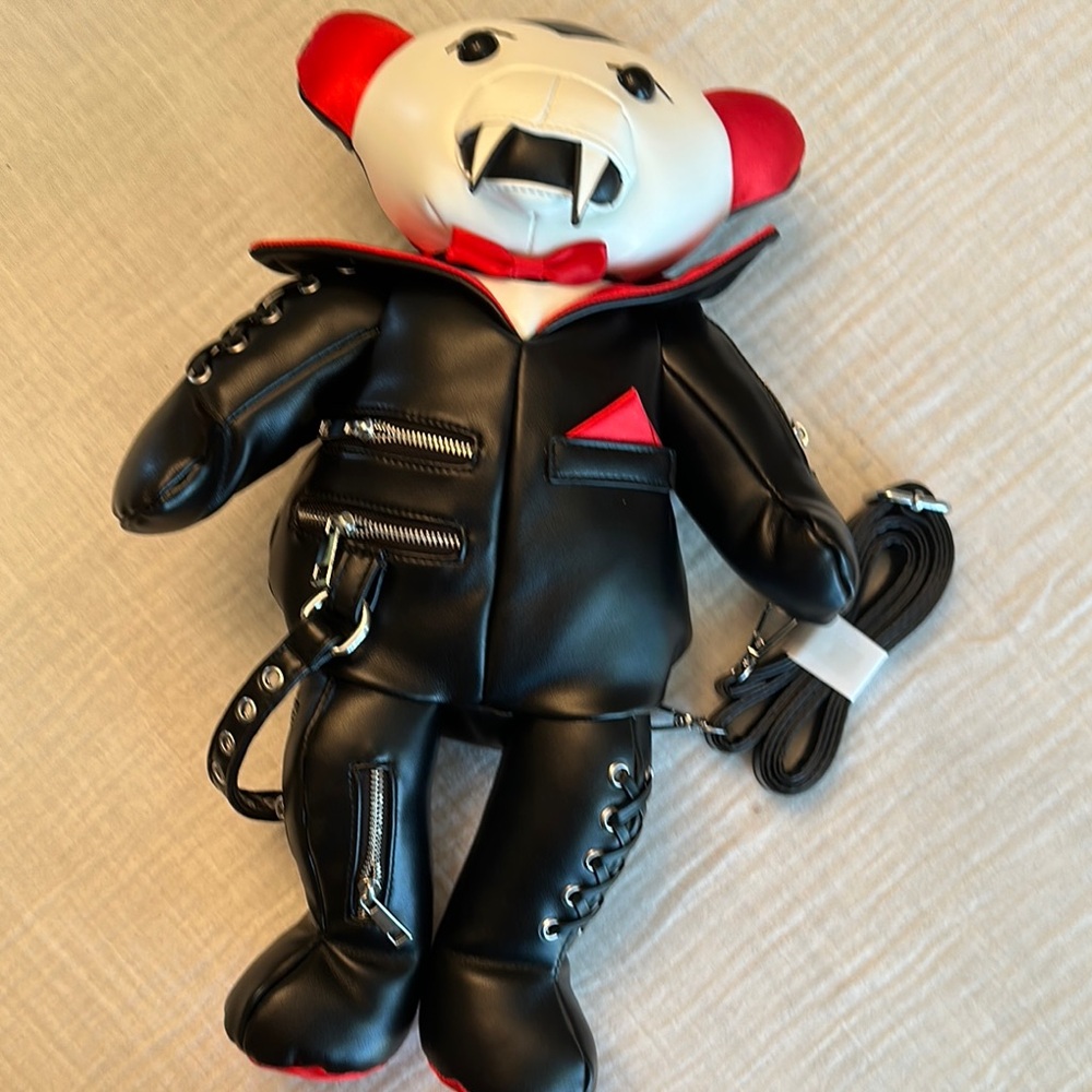 NWT Dolls Kill Vampy Tormented Teddy Bear Backpack